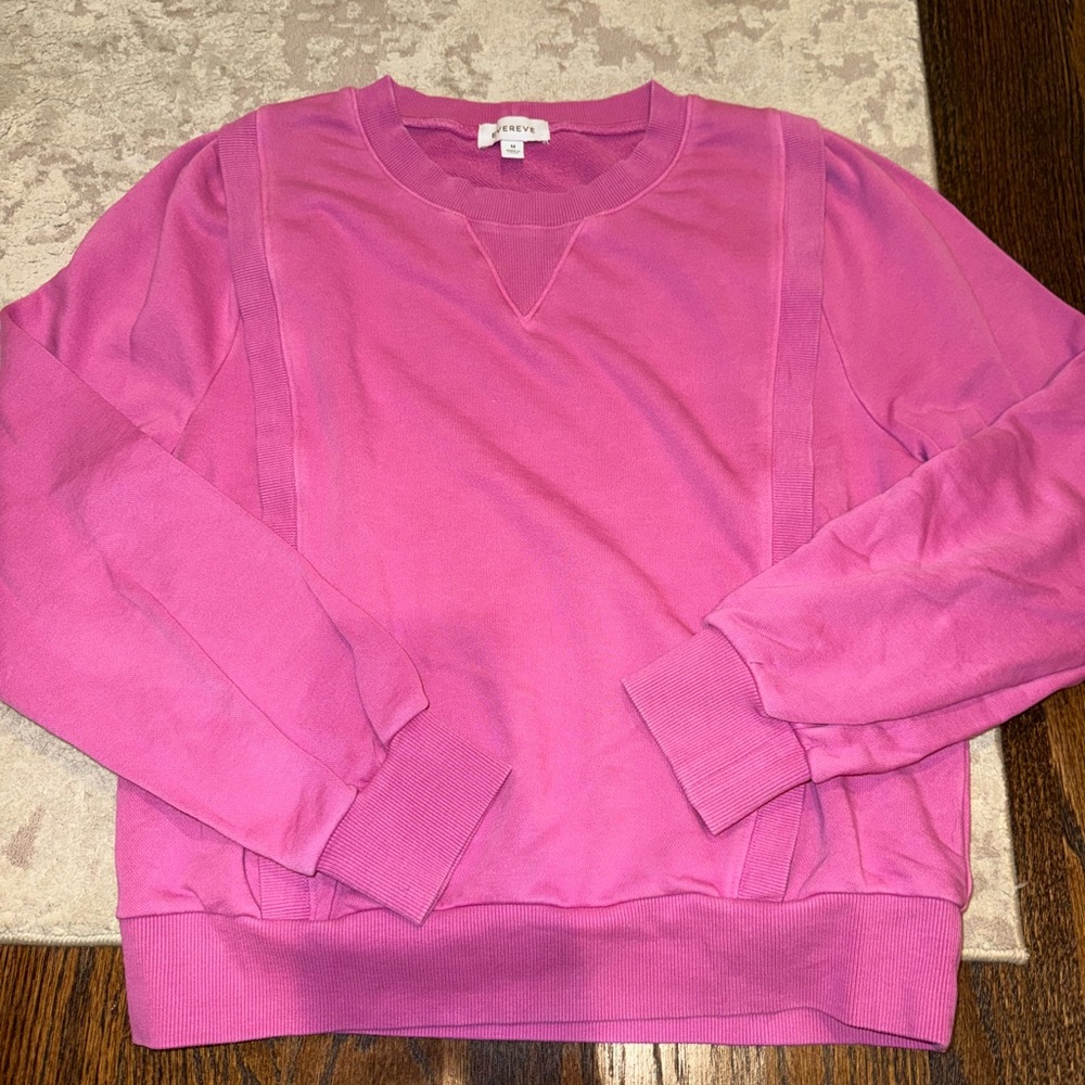 Evereve Vibrant Pink Crewneck Top